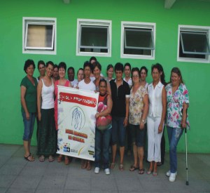 Grupo de mulheres de Palhoça na Oficina II